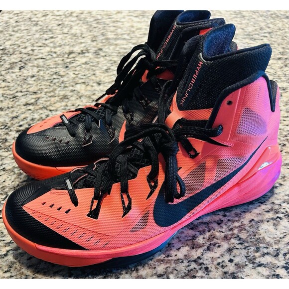 NEW Nike Men’s HyperDUNK 2014 Lunarlon Mango 653640-800 Basketball Sneaker Sz12 - Picture 1 of 9
